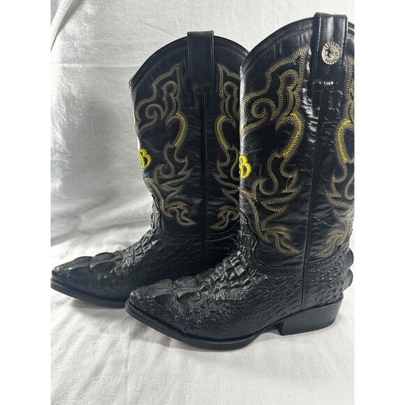 Rogers Western Boots Leather Mexico Men Sz 7 - Picture 1 of 8